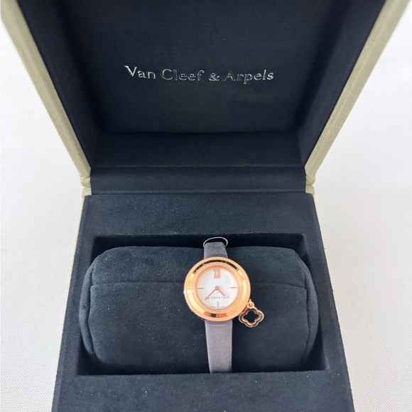 Van Cleef & Arpels Accessories - Van Cleef Arpels Rose Gold Charm Watch - TRR sale